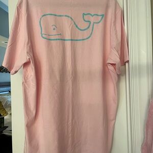 NWOT Vineyard Vines Men’s Pink Tee with Whale Logo